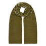 Fennel green velvet scarf